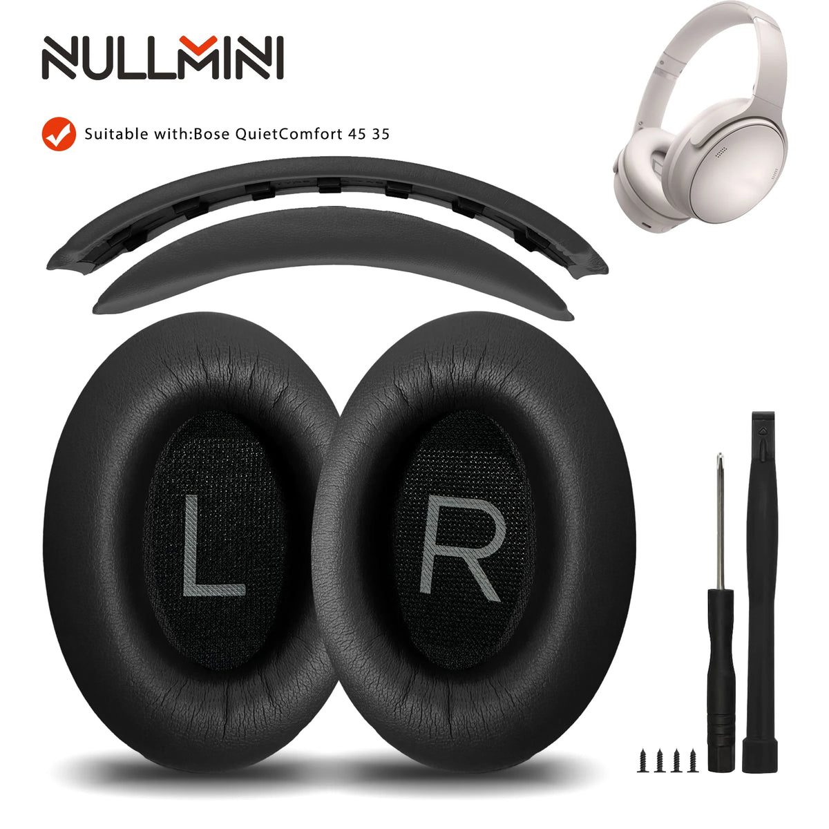 Replacement Ear Pads for Bose QuietComfort 35