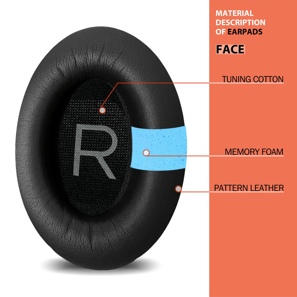 Replacement Ear Pads for Bose QuietComfort 35 - view 4